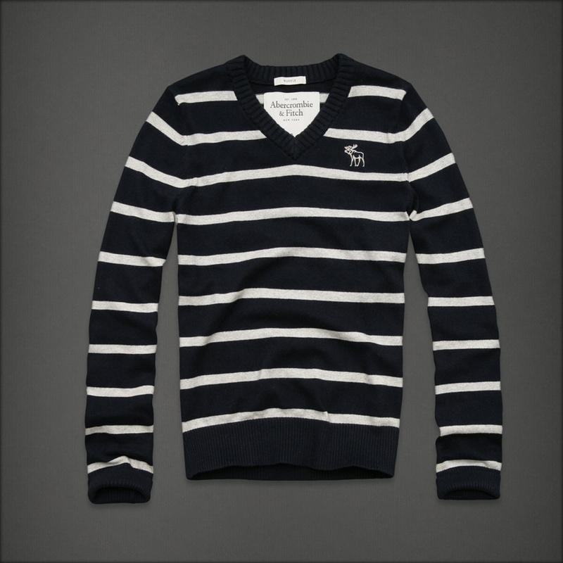 Abercrombie Fitch Hombres cuello en V Jersey AF6255